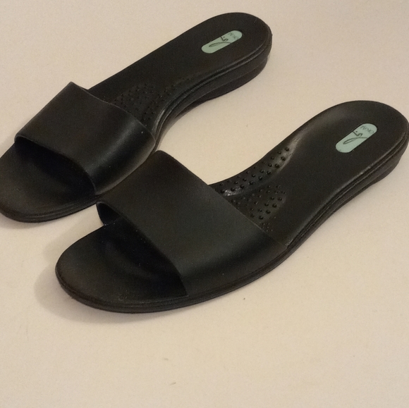 Okabashi Shoes Okabashi Oka Slides Sandals Rubber Black Womens L 89